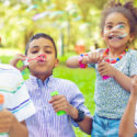 Children playing outside